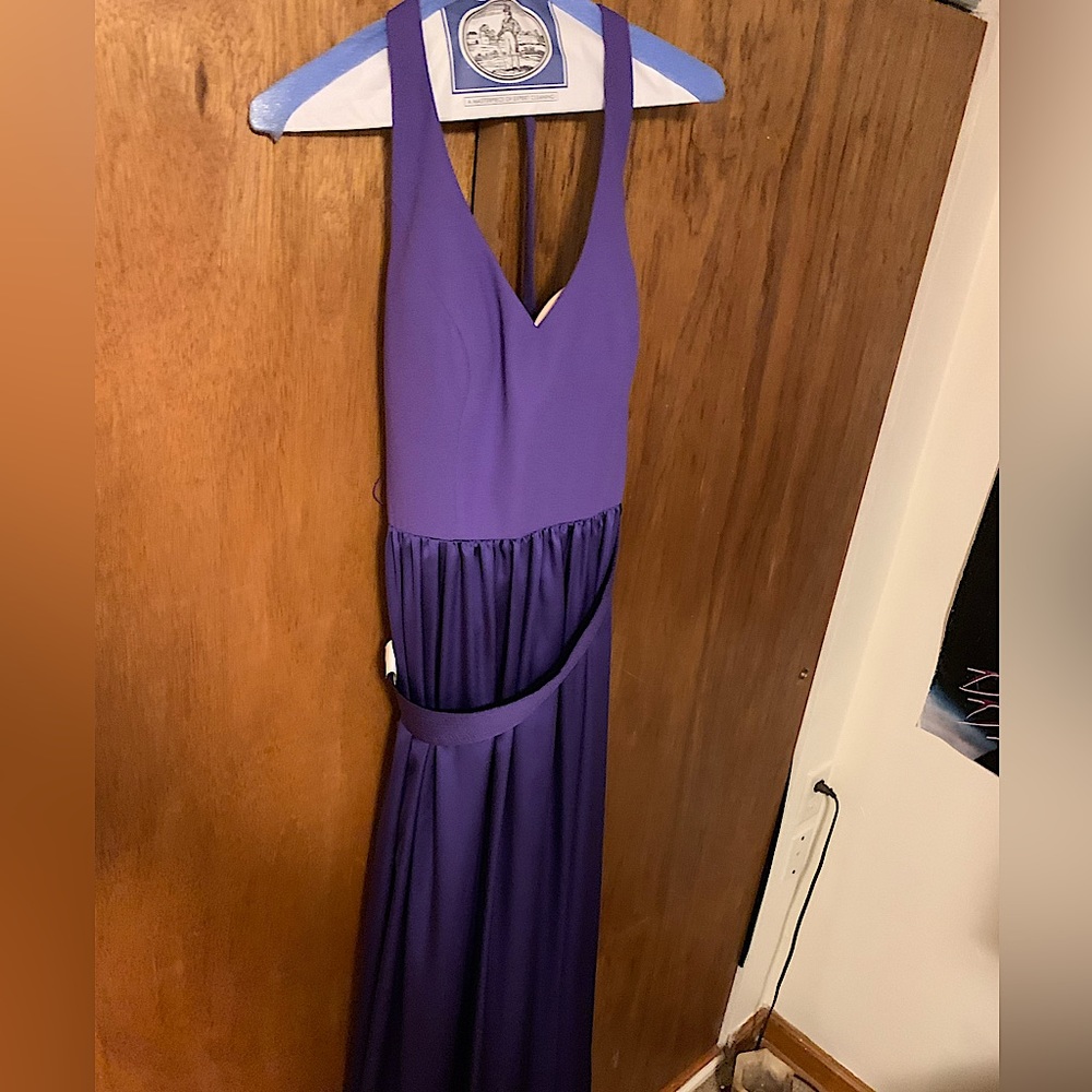 Royal Purple Bridesmaid’s Dress